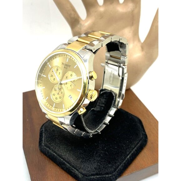 Tissot Men's Watch Chrono XL Swiss Quartz Chronograph Two Tone T1166172202100 - Picture 2 of 15